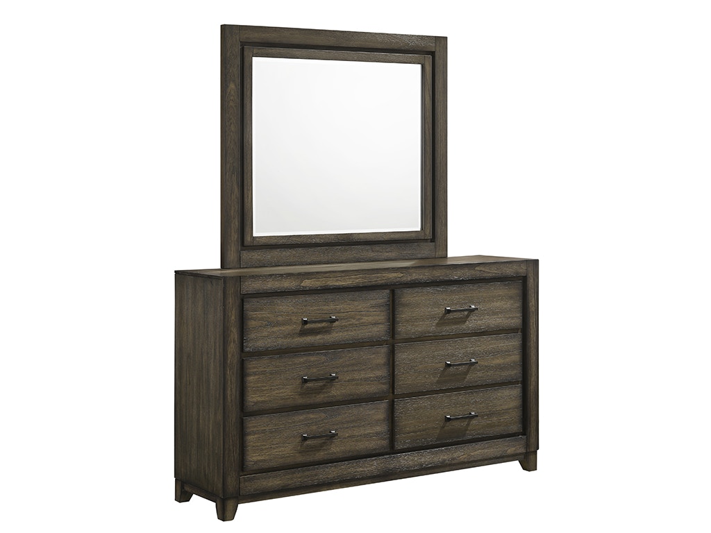 New Classic Bedroom ASHLAND DRESSER - RUSTIC BROWN B923-050 - Furniture  Market - Austin, TX