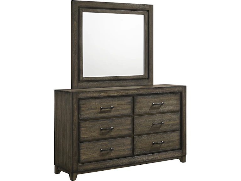 New Classic Bedroom ASHLAND DRESSER - RUSTIC BROWN B923-050 - Furniture Market - Austin, TX New Classic Bedroom ASHLAND DRESSER - RUSTIC BROWN B923-050 - Furniture Market - Austin, TX