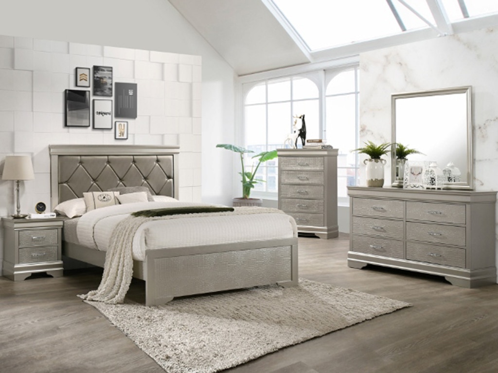 Crown Mark Amalia King Bed B6910K