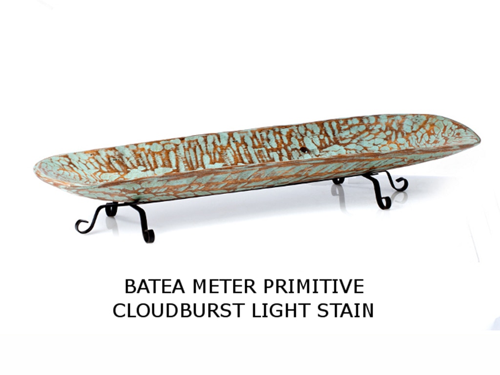 Mexican Country Imports Batea Meter Primitive Cloudburst Light Stain BMPCLS