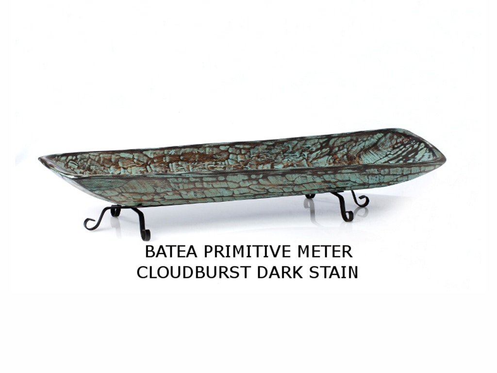 Mexican Country Imports Batea Primitive Metro Cloudburst Dark Stain BPMCDS