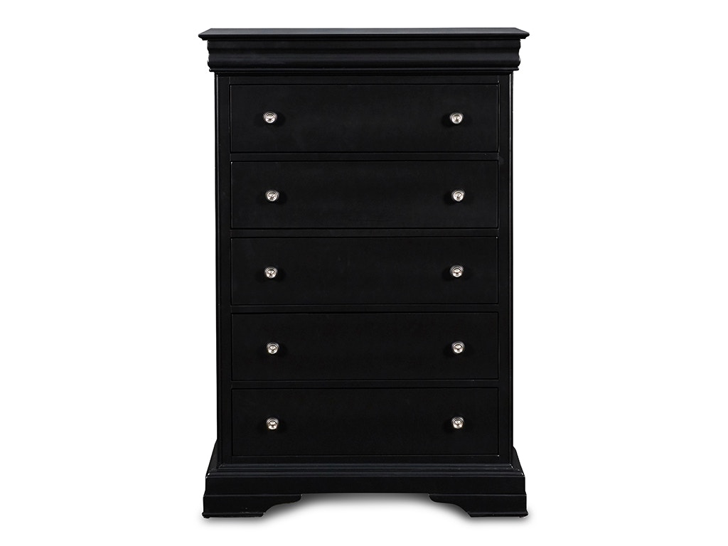 New Classic BELLE ROSE LIFT TOP CHEST - BLACK CHERRY BH013-070