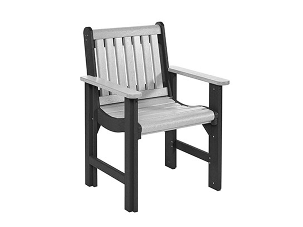 Outdoor/Patio CR Plastic Products Dining Arm Chair C12 - Furniture