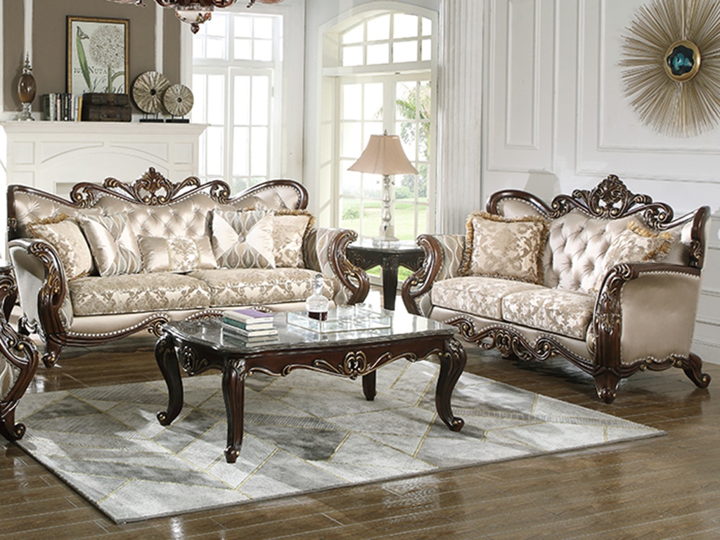 New Classic Constantine Sofa and Loveseat U532Set