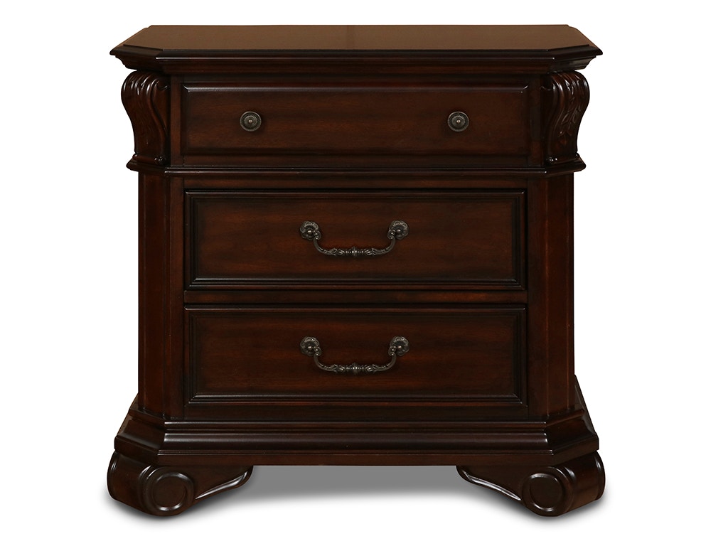 New Classic EMILIE 3-Drawer Night Stand BH1841-040