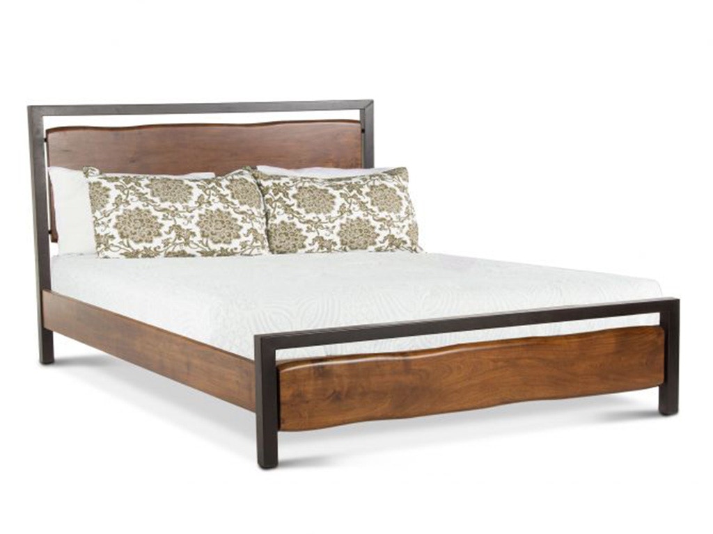 Home Trends & Design Aspen King Bed Walnut FAS-PBKWN