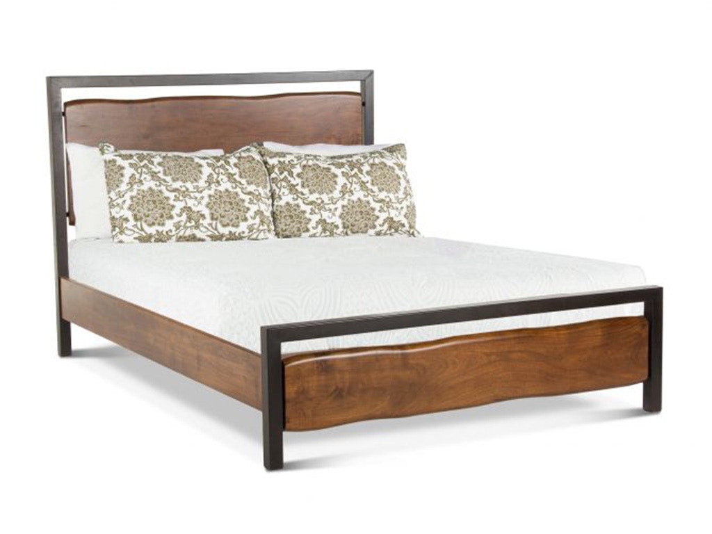 Home Trends & Design Aspen Queen Bed Walnut FAS-PBQWN