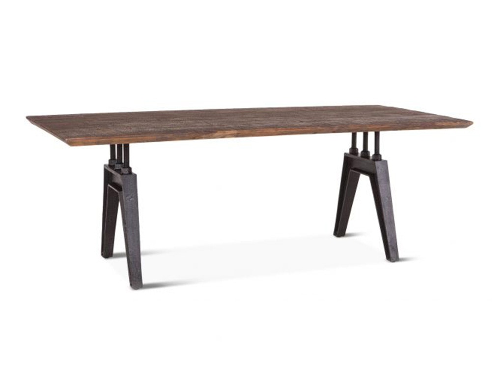 Home Trends & Design Carnegie Dining Table 84 Bandsaw Teak FCR-DT84BST
