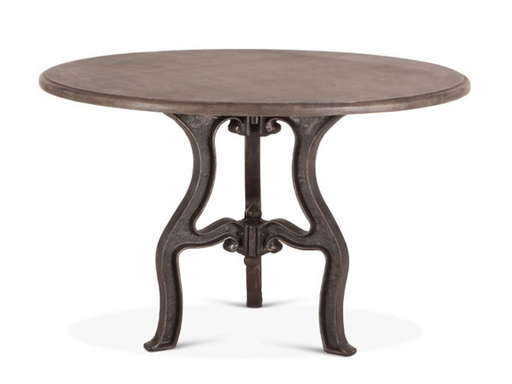 Home Trends & Design French Vintage 48 Round Dining with Marble Top FFV-RD48MT