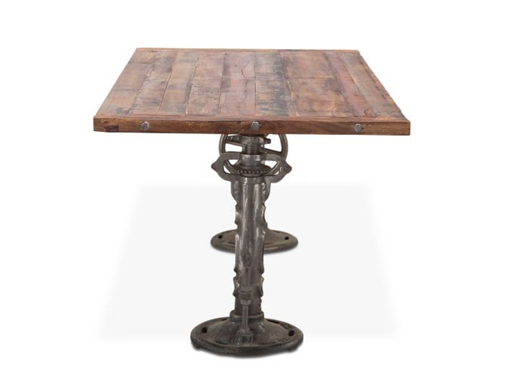 Home Trends & Design Industrial Loft 82 Adjustable Dining Table FIL-DT82W