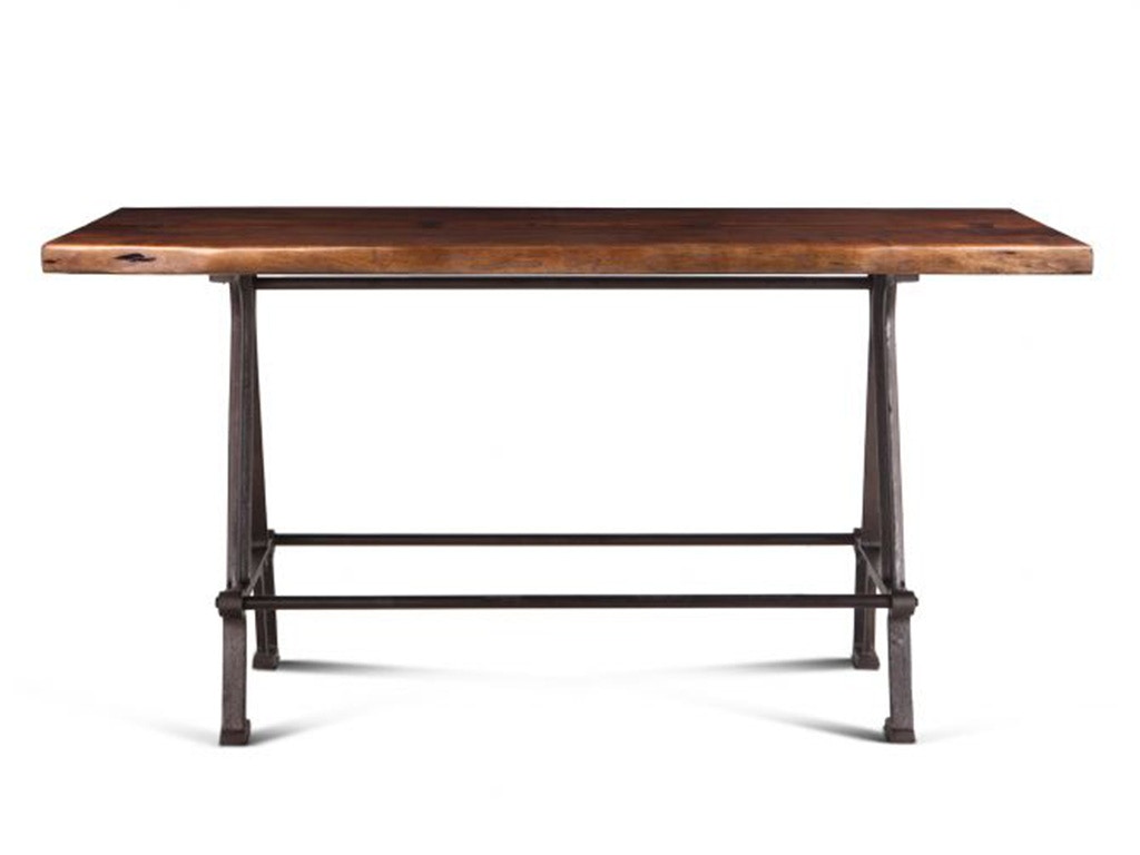 Home Trends & Design Industrial Loft 72 Gathering Table Walnut FIL-GT72WNAZ