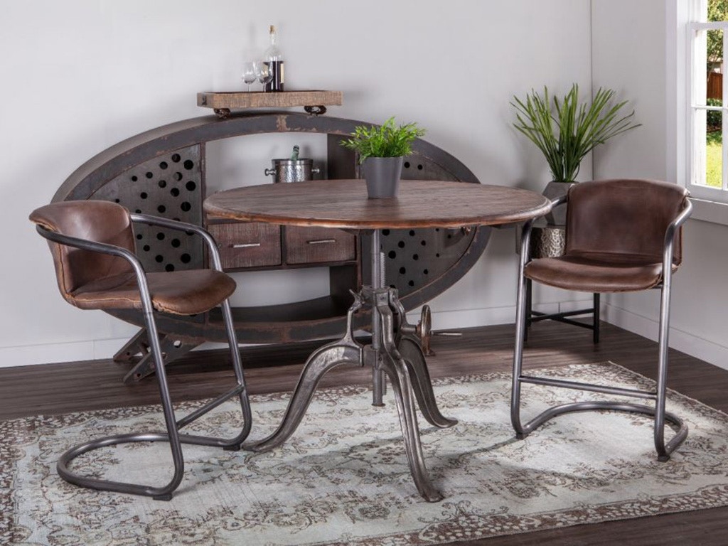 Home Trends Design Casual Dining Industrial Loft 48 Adjustable