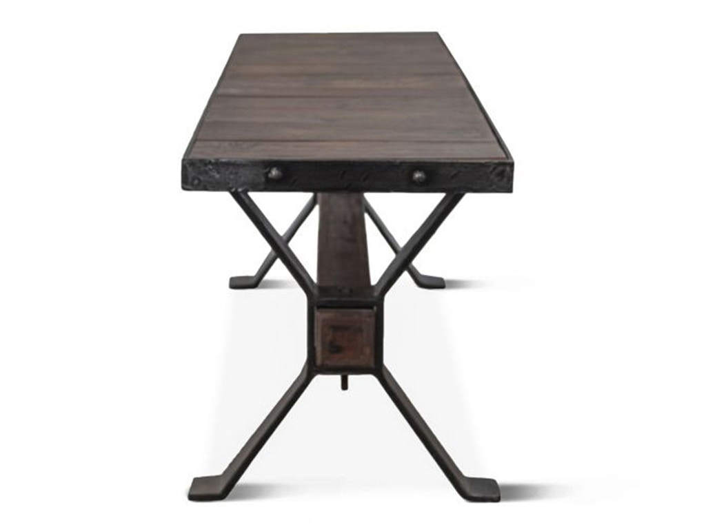 Home Trends & Design Industrial Teak 60 Reclaimed Wood Bench FIT-BN60