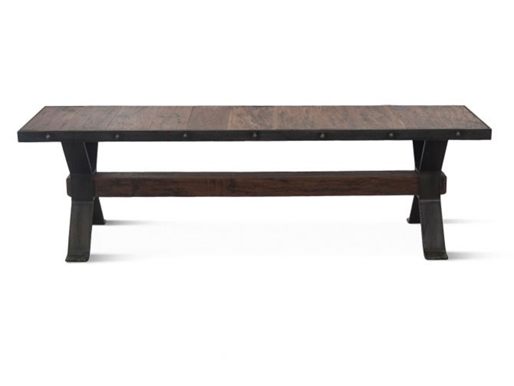 Home Trends & Design Industrial Teak 60 Reclaimed Wood Bench FIT-BN60