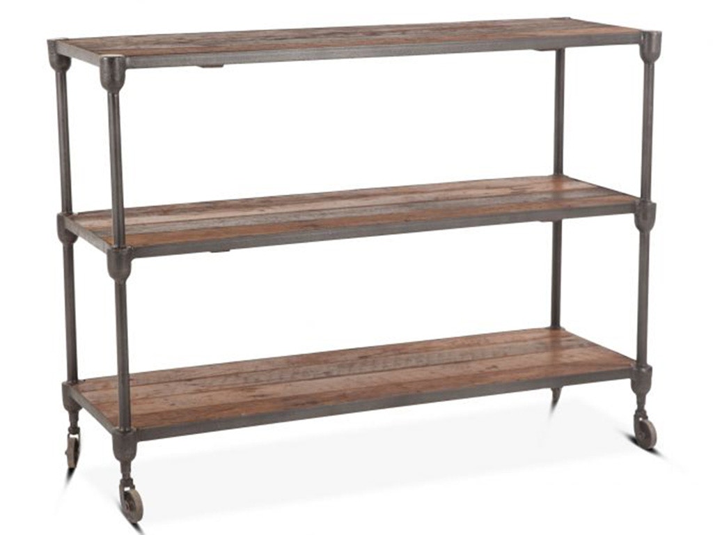 Home Trends & Design Industrial Teak 50 Console Table FIT-CNW50