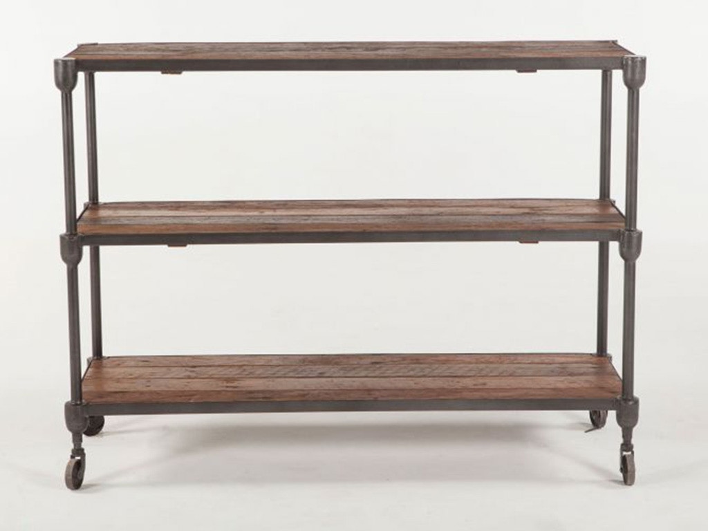 Home Trends & Design Industrial Teak 50 Console Table FIT-CNW50