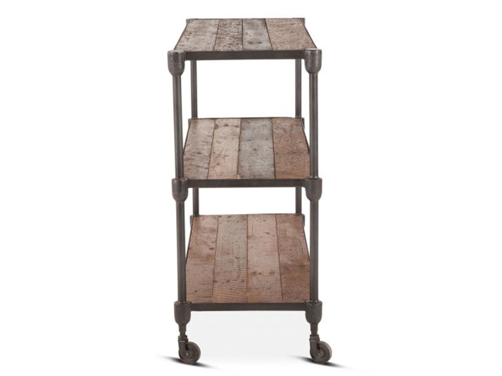 Home Trends & Design Industrial Teak 50 Console Table FIT-CNW50