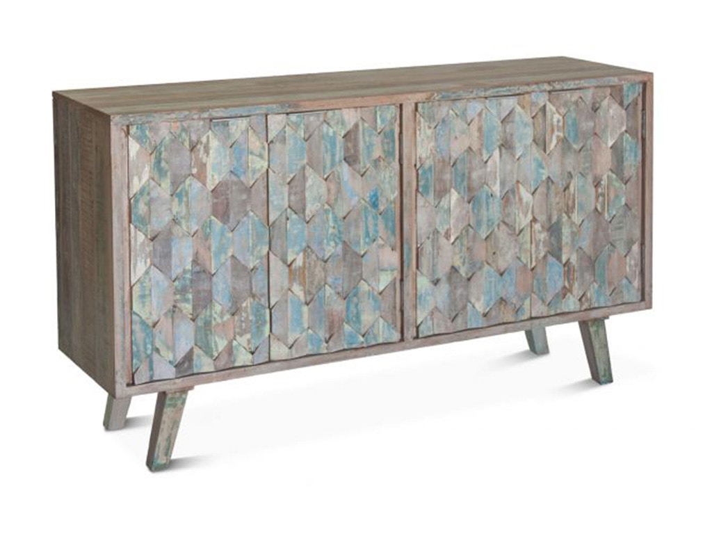 Home Trends & Design Ibiza 61 Reclaimed Wood Buffet FIZ-BF61