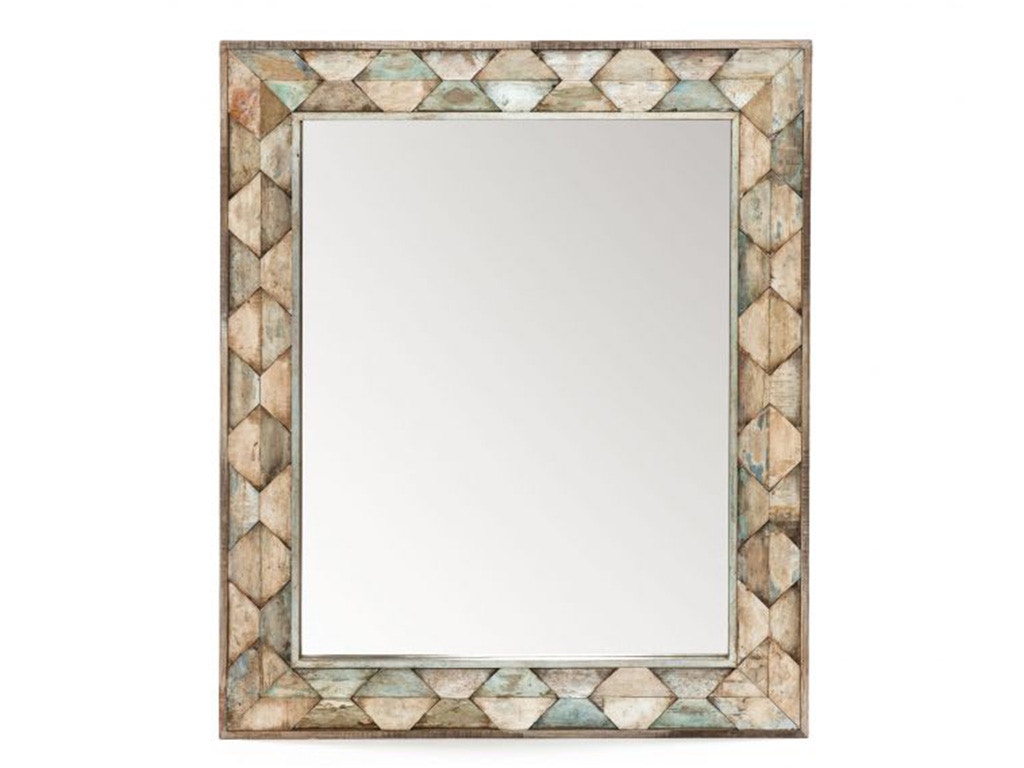 Home Trends & Design Ibiza Reclaimed Wood Mirror FIZ-MR44