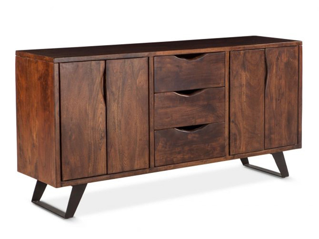 Home Trends & Design London Loft Sideboard 68 Walnut FLL-SB68WN
