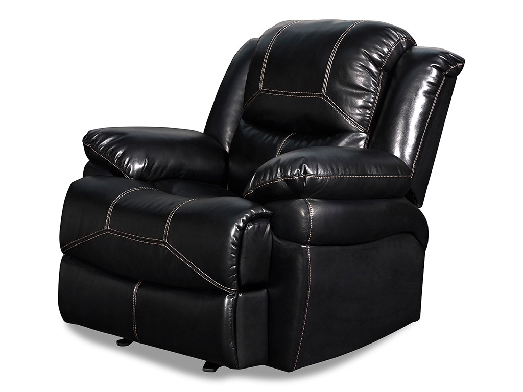 New Classic FLYNN GLIDER RECLINER - BLACK UC2177-13-COLOR