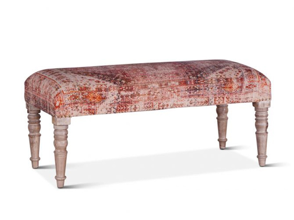 Home Trends & Design Marrakech Bench 42 Tihiri Red FMK-BN42-TR