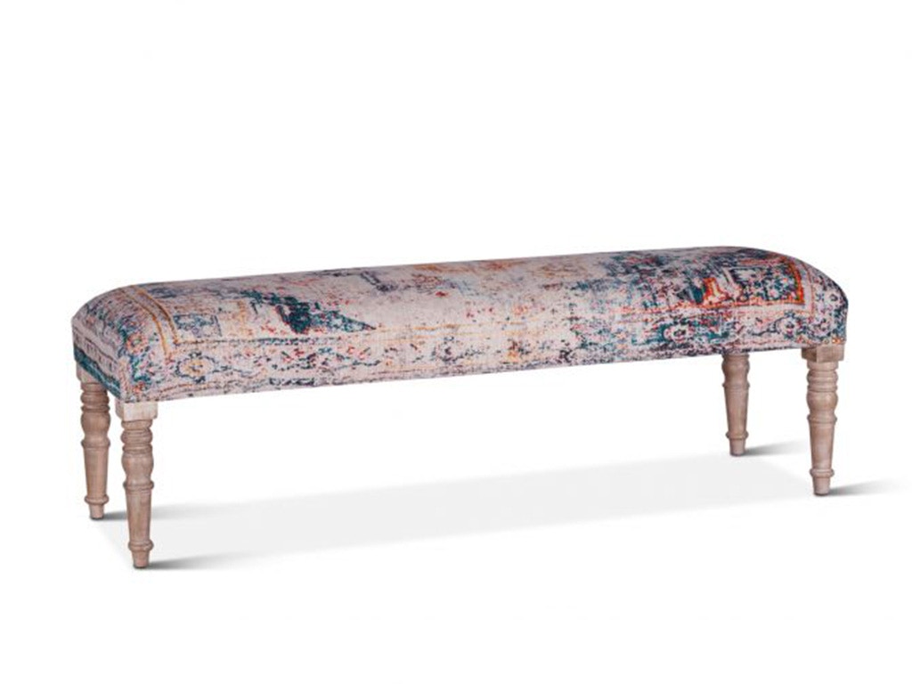 Home Trends & Design Marrakech Bench 60 Turquoise FMK-BN60-TB