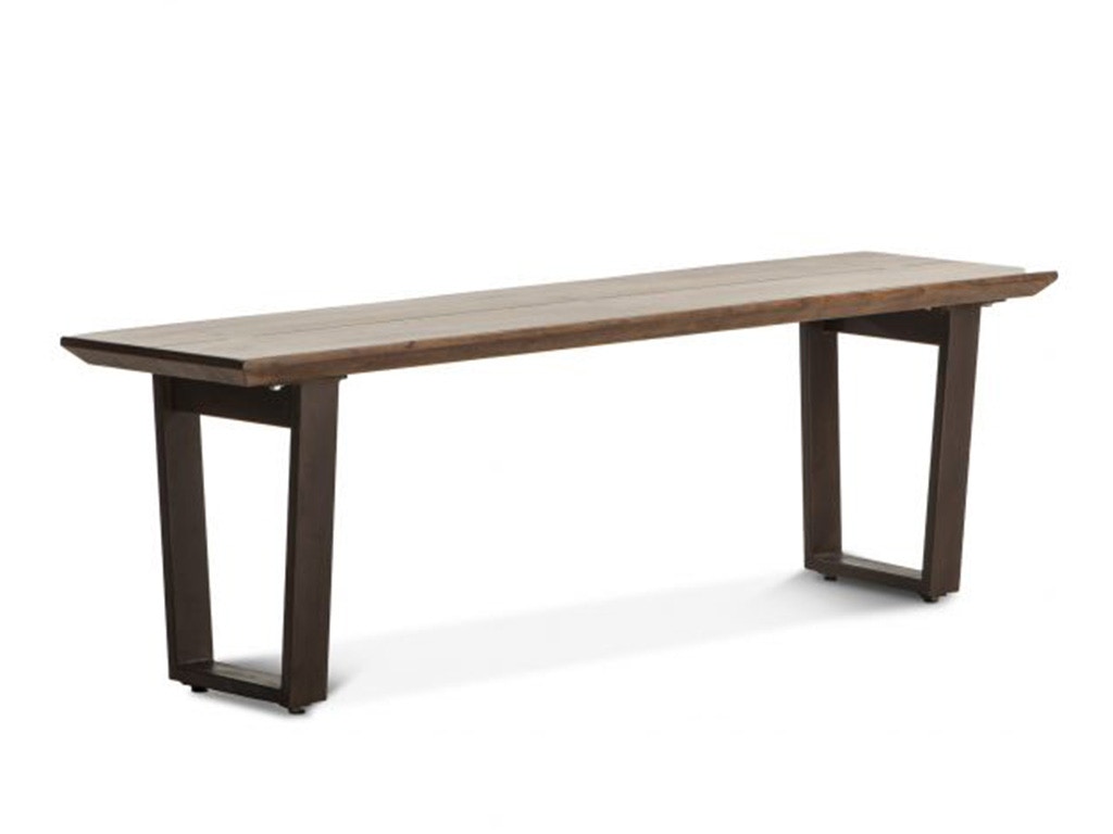 Home Trends & Design Mozambique 56 Bench Walnut FMZ-BN56WN