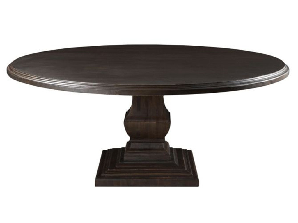 Home Trends & Design Nimes 48 Round Dining Table Vintage Java FNM-RD48VB
