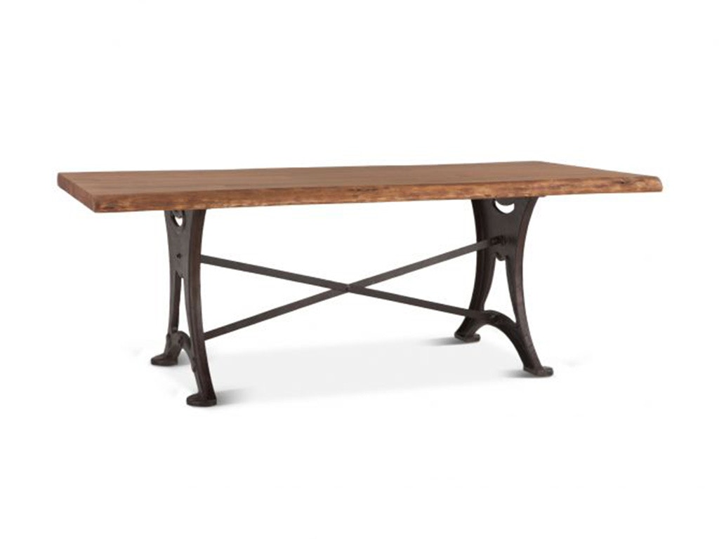 Home Trends & Design Organic Forge 94 Dining Table Raw Walnut FOF-DT94RWAZ
