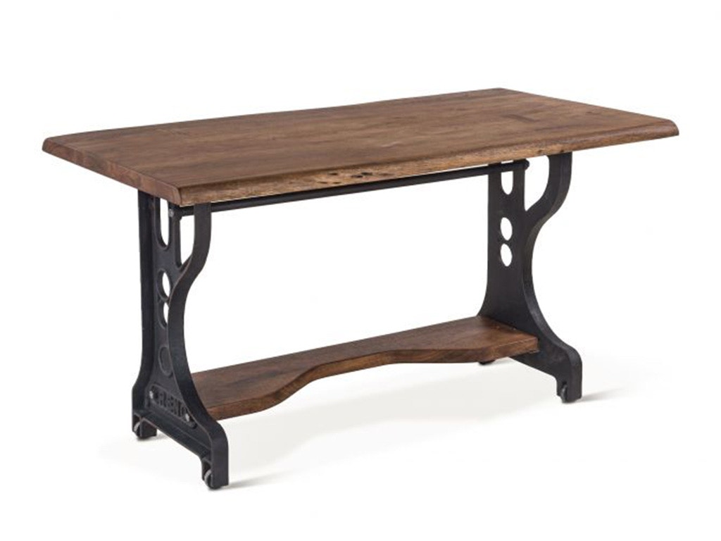 Home Trends & Design Organic Forge Office Desk 54 Raw Walnut FOF-OD54RW