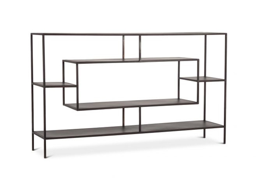 Home Trends & Design Parson 66 Utilitarian Buffet Antique Zinc FPS-BF66WNZ