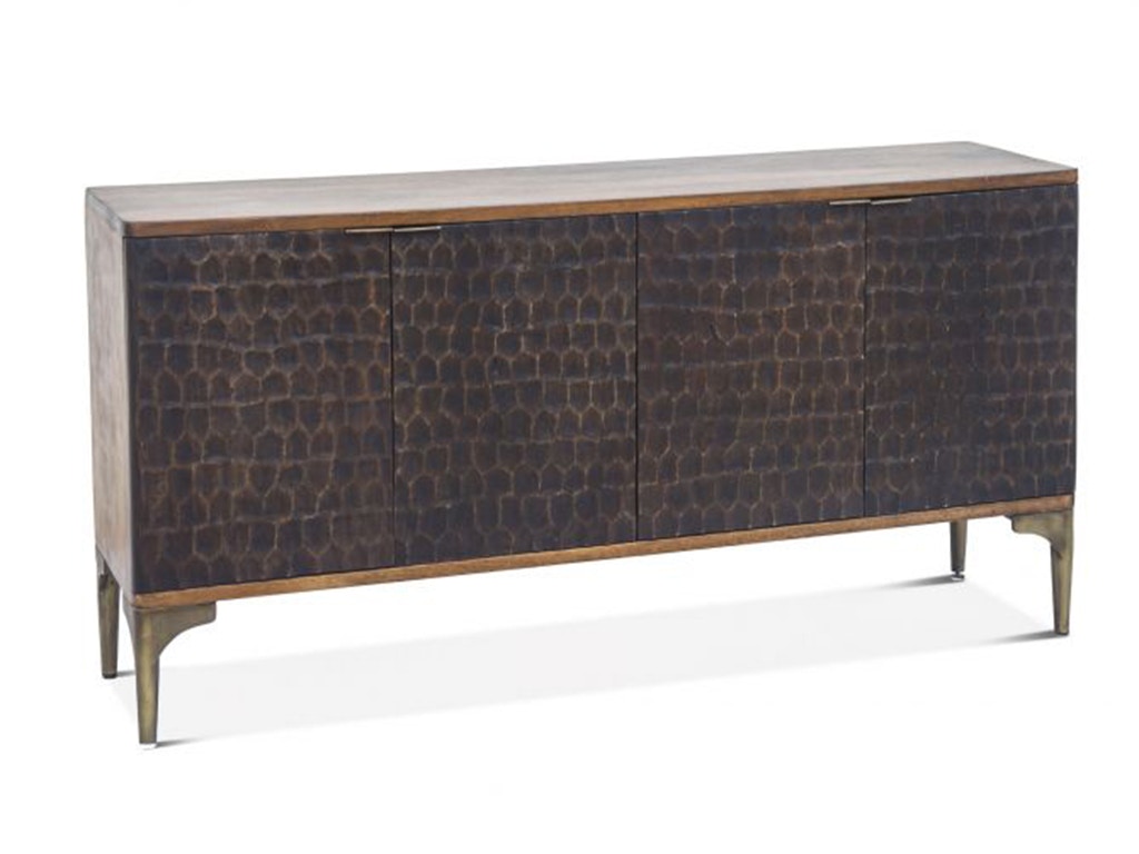 Home Trends & Design Santa Cruz Sideboard 66 Two-Toned FSC-SB64TT
