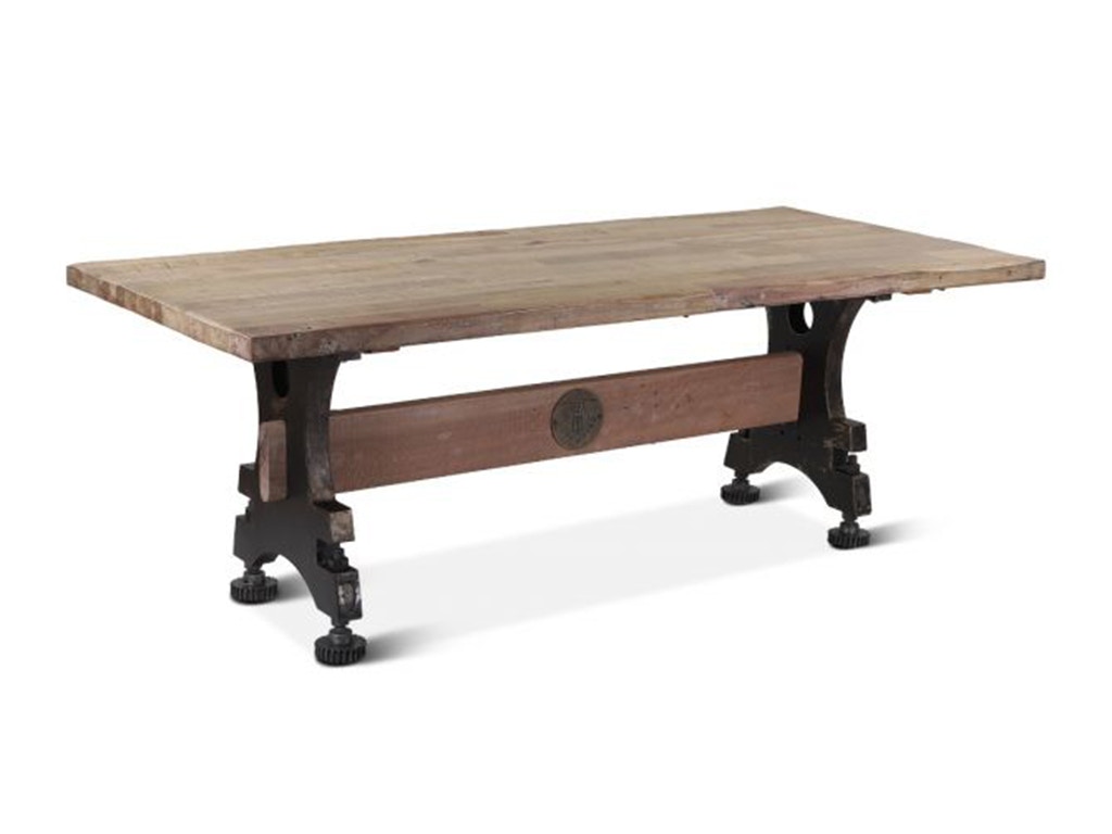 Home Trends & Design Sprokit 83 Dining Table Raw Natural FSK-DT83RN