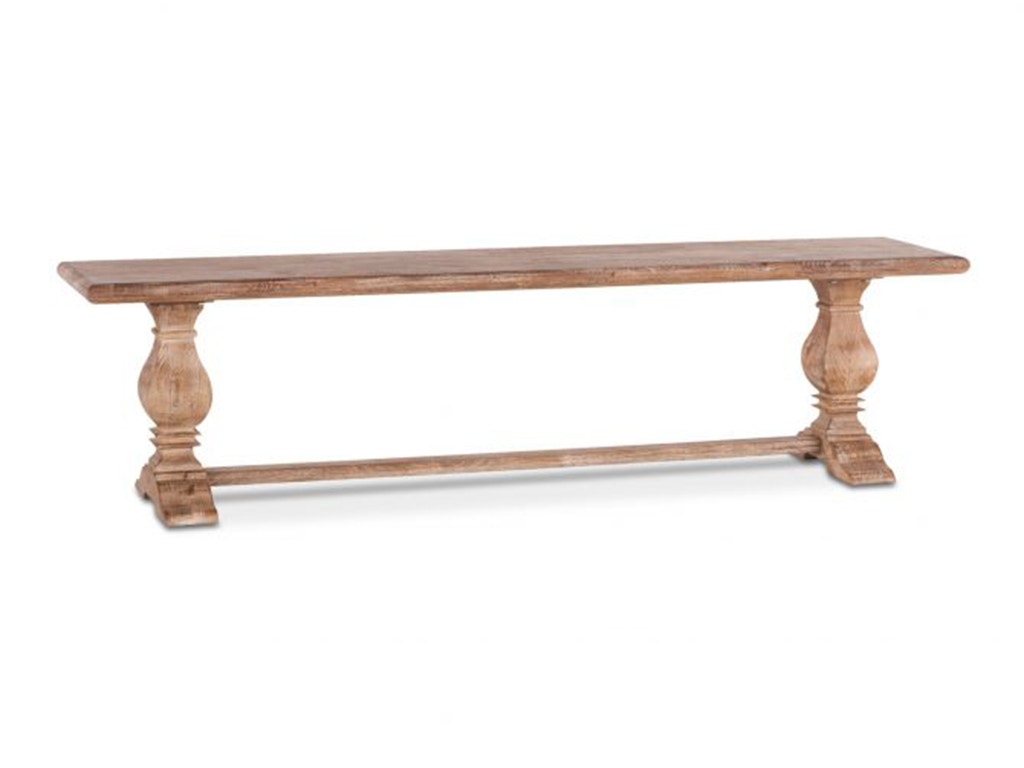 Home Trends & Design San Rafael 72 Bench Antique Oak FSR-BN72AO