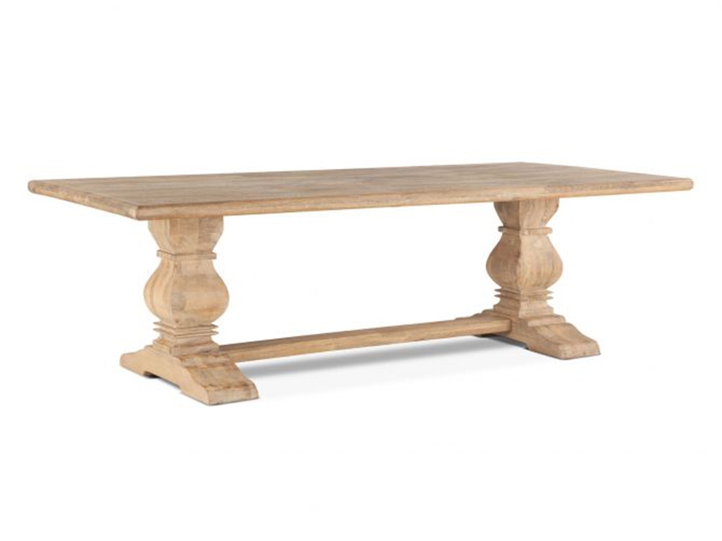 Home Trends & Design San Rafael 108 Dining Table Antique Oak FSR-DT108AO
