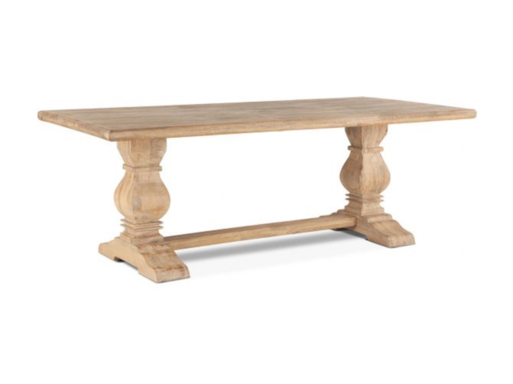 Home Trends & Design San Rafael 84 Dining Table Antique Oak FSR-DT84AO