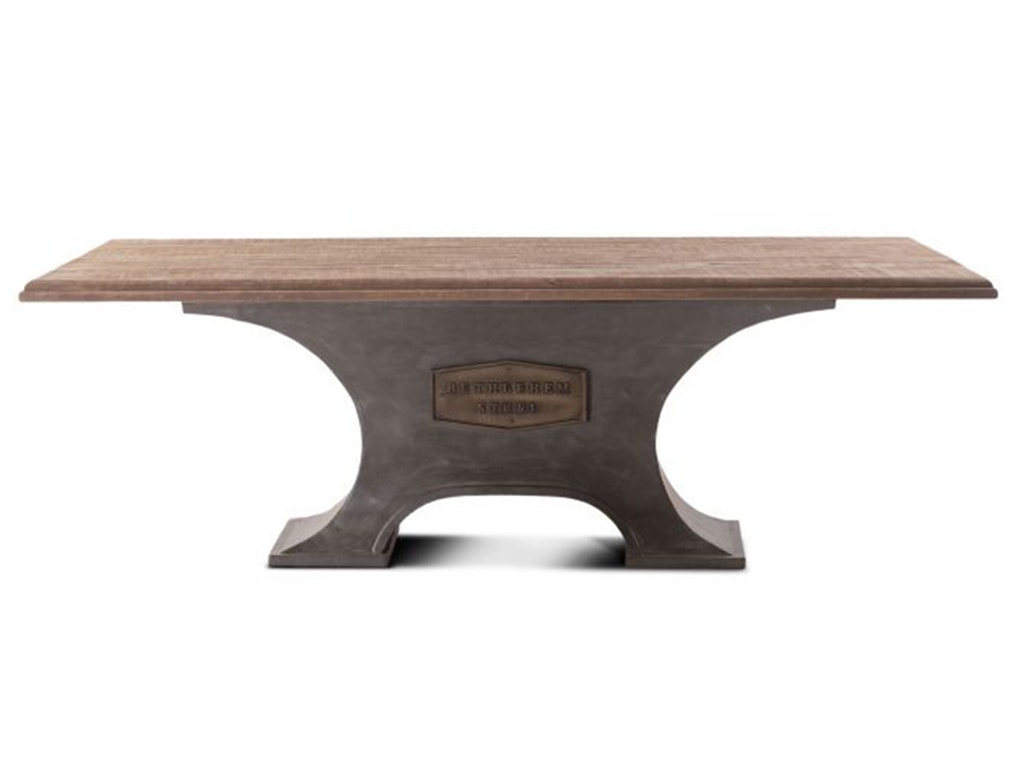 Home Trends & Design Steel City 90 Dining Table Antique Oak FST-DT90AO