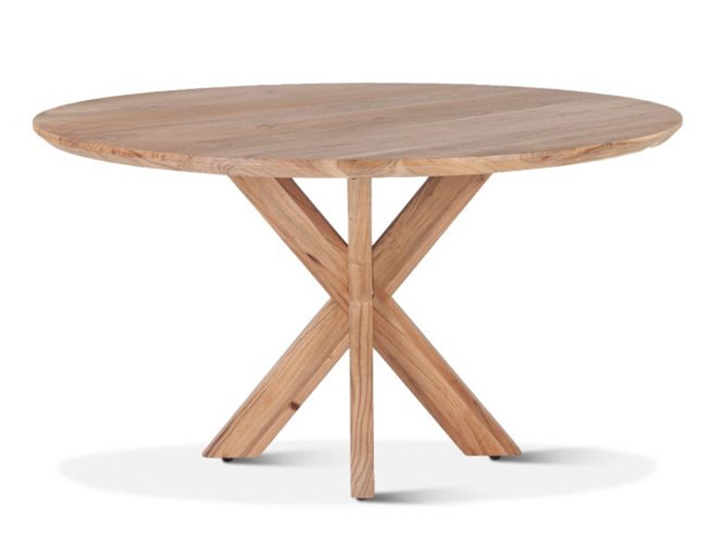 54 round oak table