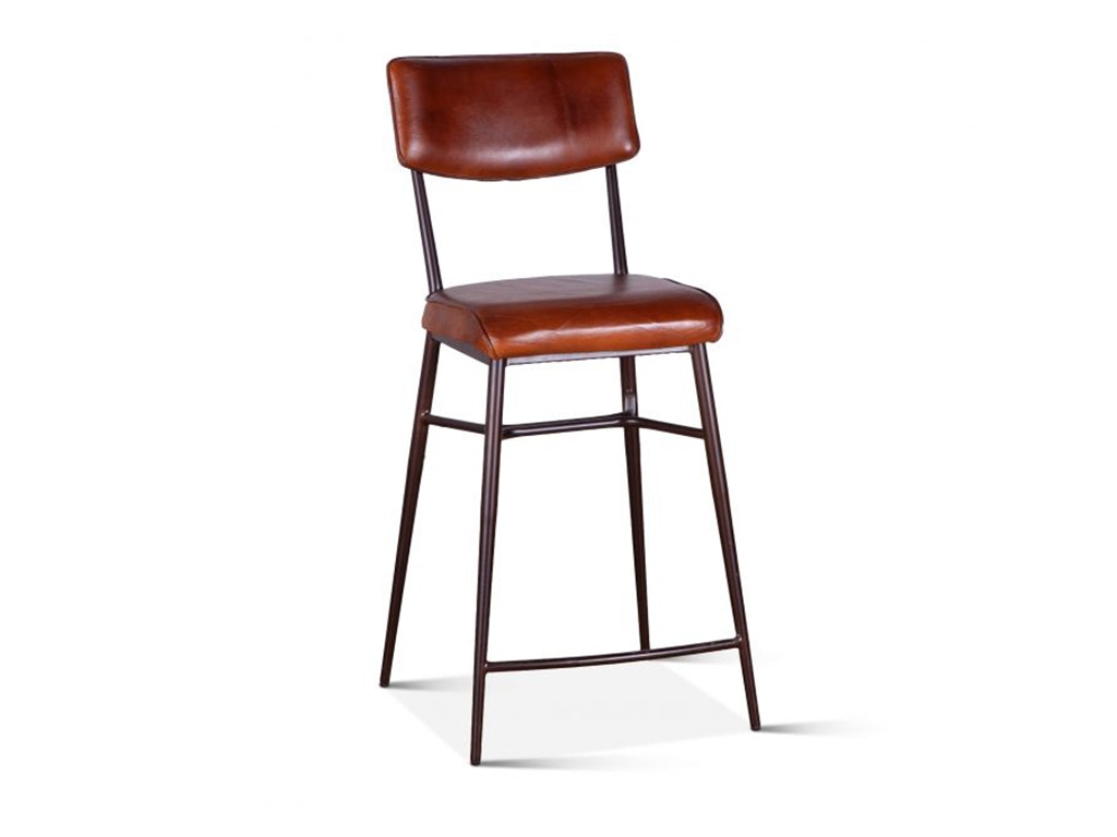 Home Trends & Design Wellington High Back Leather Counter Chair FWE-CELCC