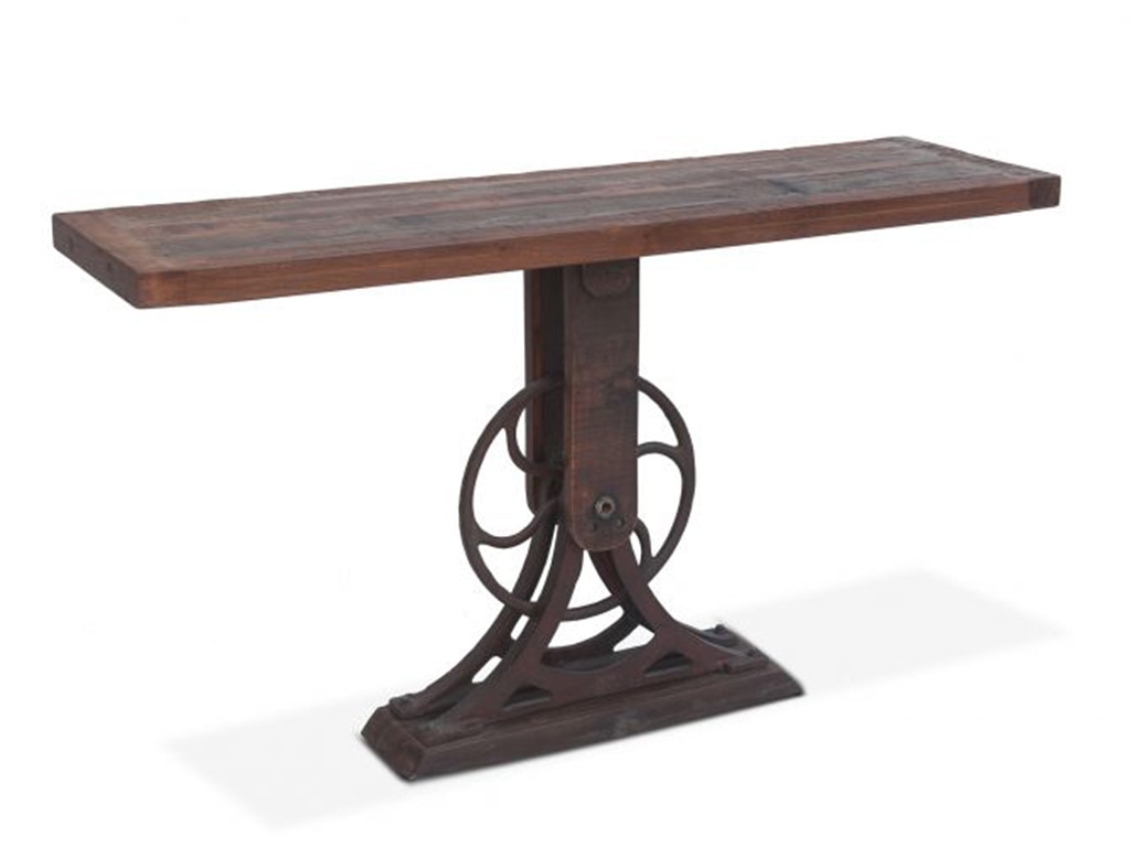 Home Trends & Design Whitley 56 Reclaimed Wood Console Table FWH-CN56