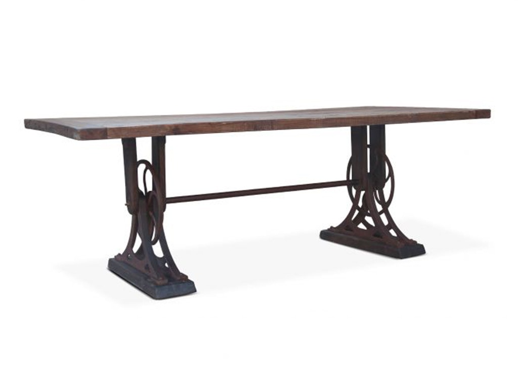 Home Trends & Design Whitley 84 Reclaimed Wood Dining Table FWH-DT84