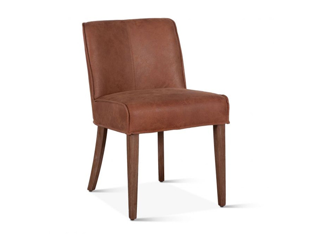 Home Trends & Design Buddy Side Chair Tan Leather G201-364-341-82