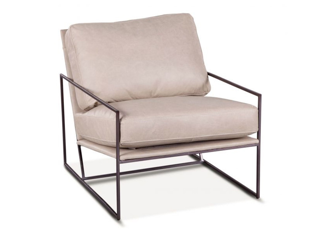 Home Trends & Design Metro Armchair in Origami White G205-JSAC-OW