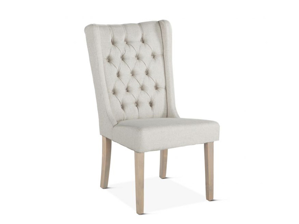 Home Trends & Design Lara Dining Chair Off-White with Napoleon Legs G206-LARA-04-N