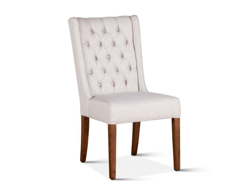 Home Trends Design Casual Dining Lara Off-White Linen Dining