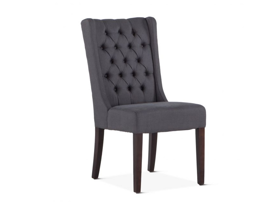 Home Trends & Design Lara Dining Chair Gray with Dark Legs G206-LARA-11-D