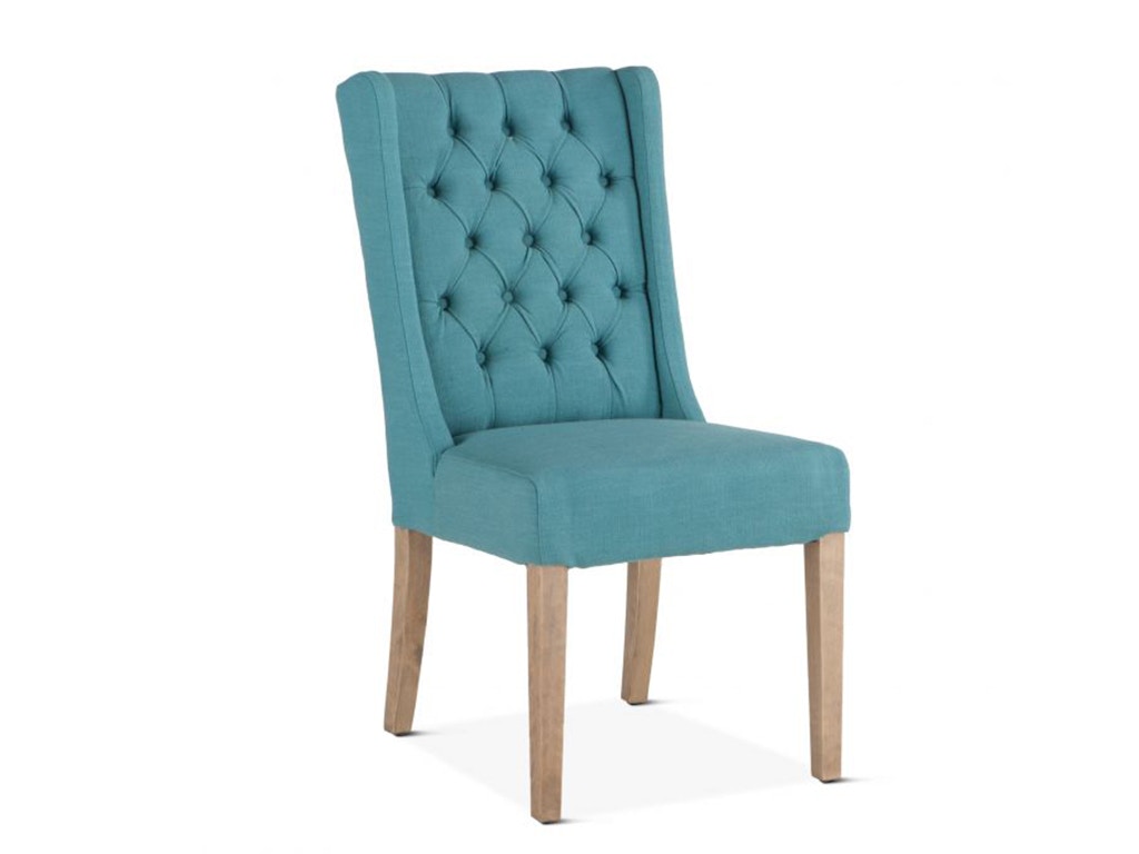 Home Trends & Design Lara Dining Chair Teal with Napoleon Legs G206-LARA-VS10-NP