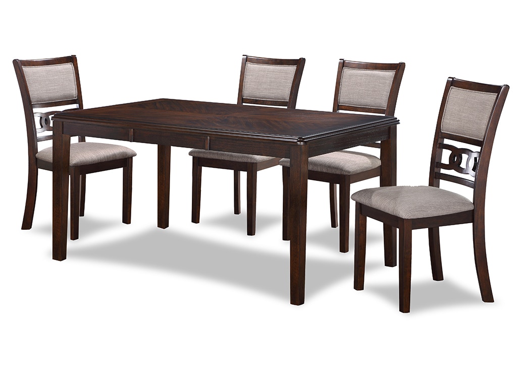 New Classic GIA 60 DINING TABLE + 4 CHAIRS D1701-160-CHY