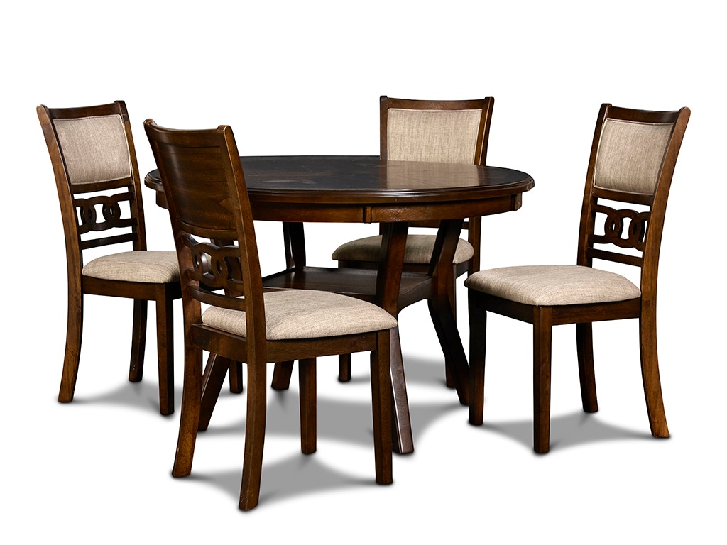 New Classic GIA 47 Round Dining Table + 4 Chairs D1701-50S-CHY